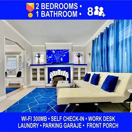 The Sapphire Haven - Your Old Brooklyn Oasis Awaits Families, Couples, Business Travelers Near Downtown With Parking, 300 Mb Wifi & Self Check-In Cleveland Exterior photo